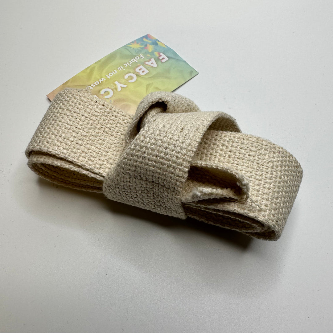 1 ½" (38mm)   Webbing Trim - Light Beige - 1.3M Bundle