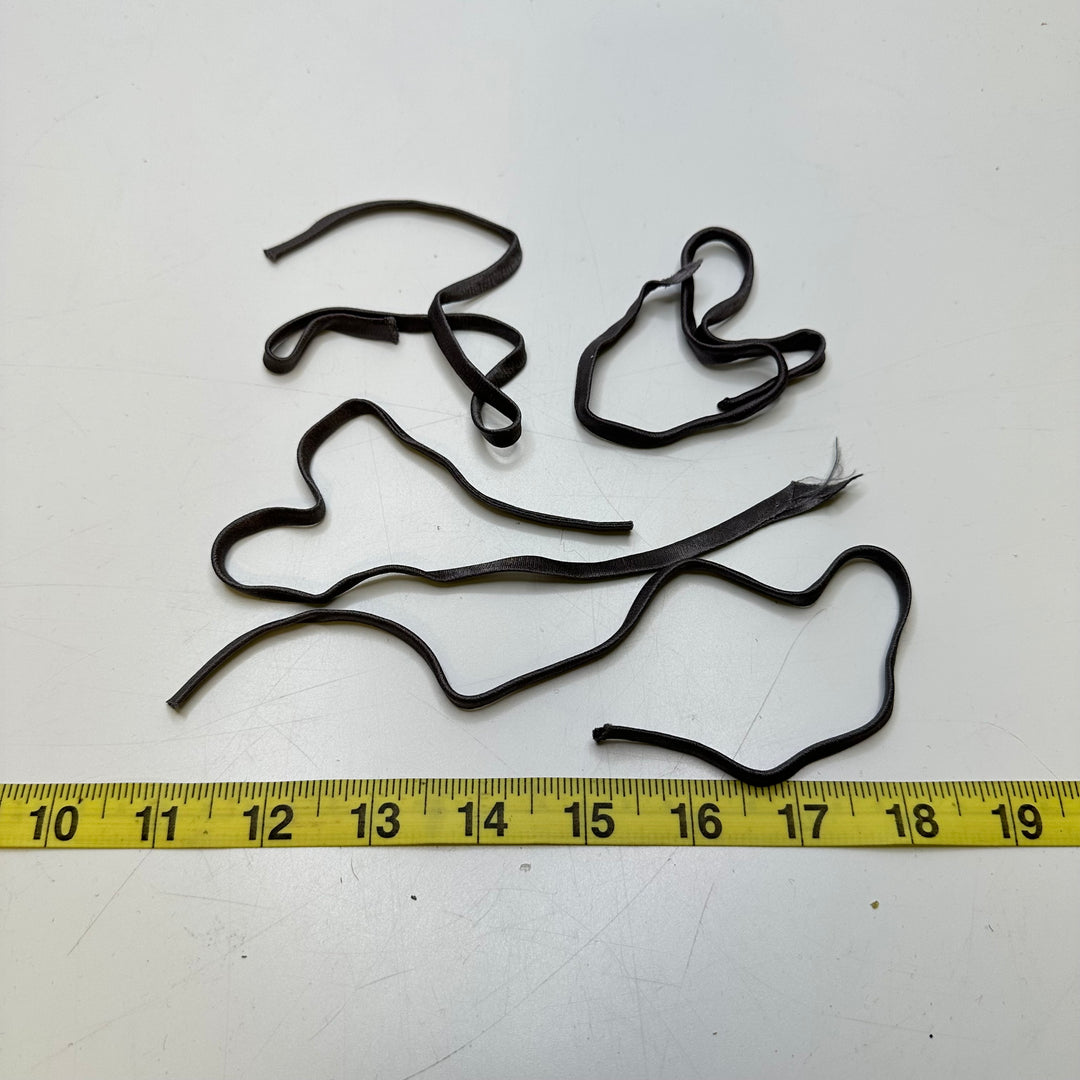 ¼" (6mm)   Straps Trim - Grey - 4 Pack