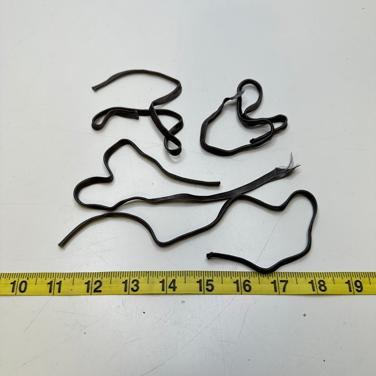 ¼" (6mm)   Straps Trim - Grey - 4 Pack