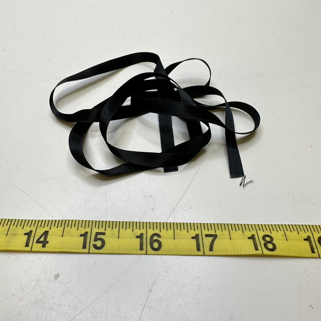 ¼" (6mm)   Ribbon Trim - Black - 1M Bundle