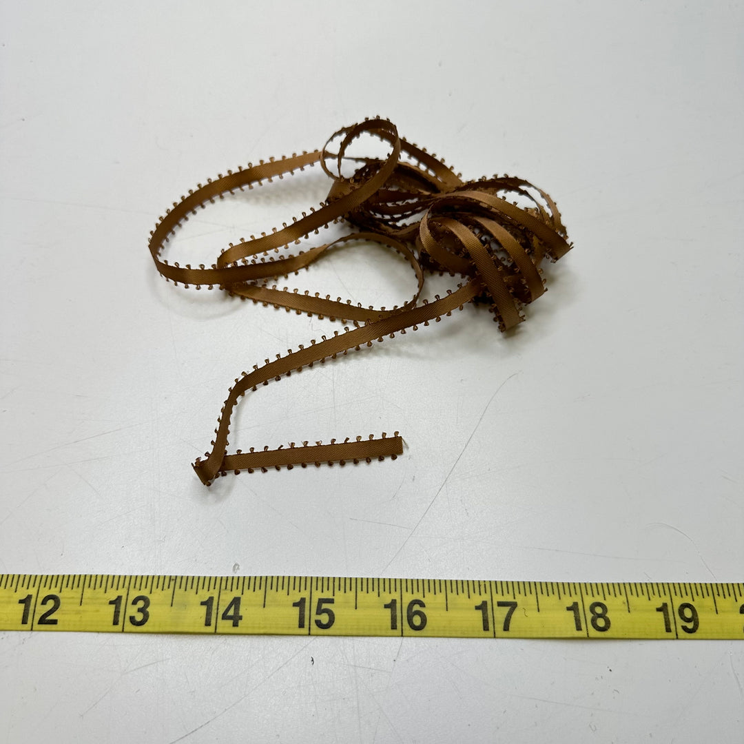 ¼" (6mm)   Ribbon Trim - Light Brown - 2M Bundle