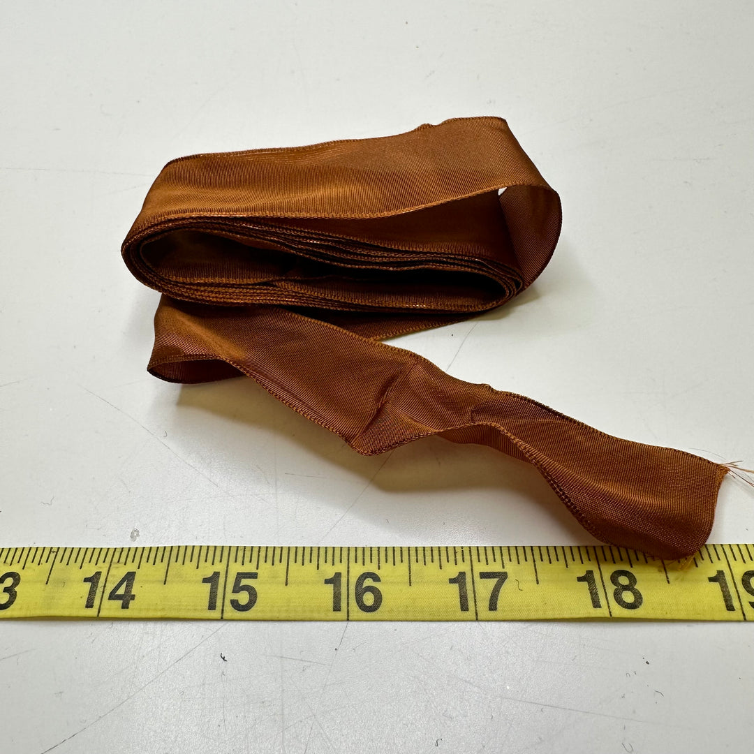 1 ½" (38mm)   Ribbon Trim - Brown - 3.05M Bundle