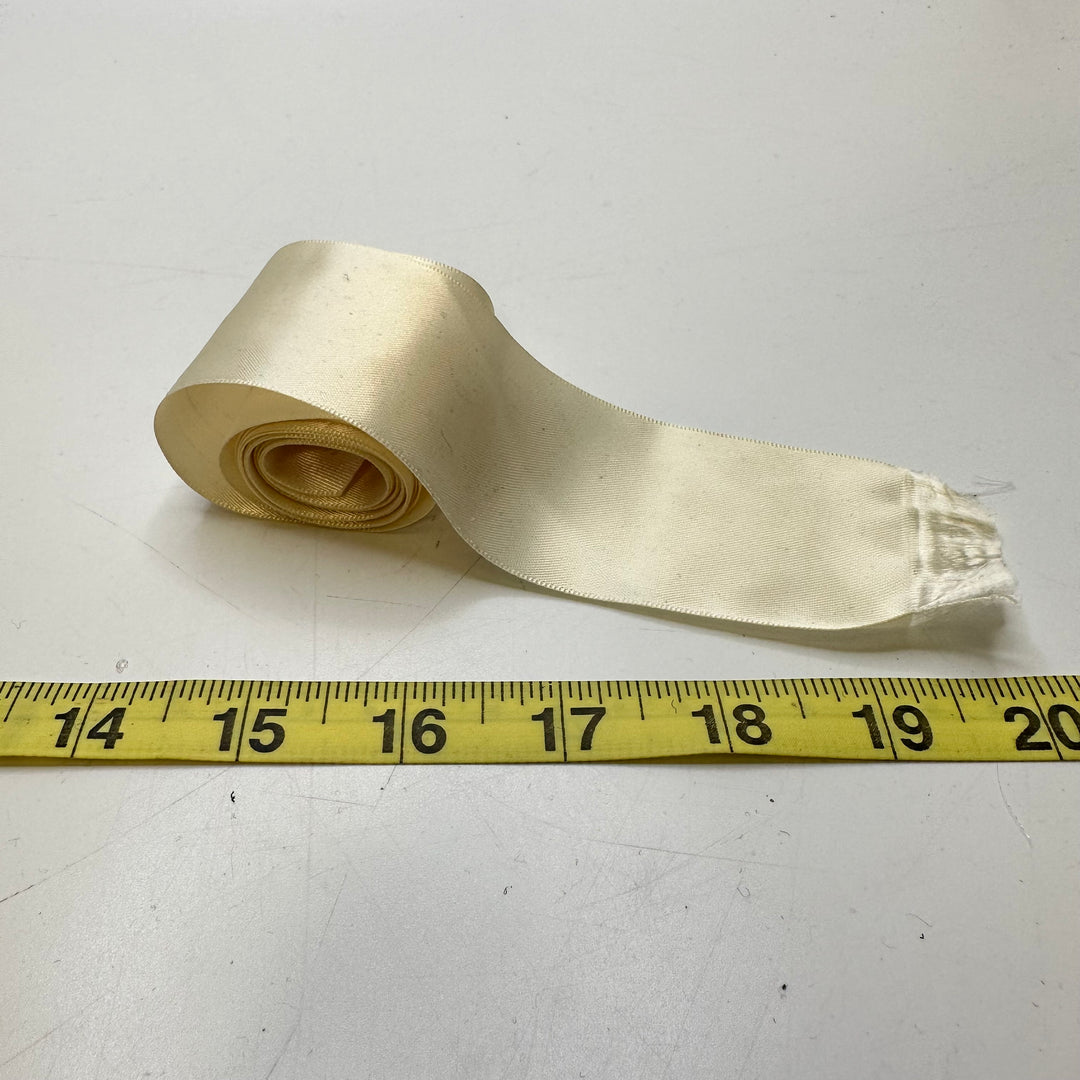 2" (51mm)   Ribbon Trim - Cream - 1.55M Bundle