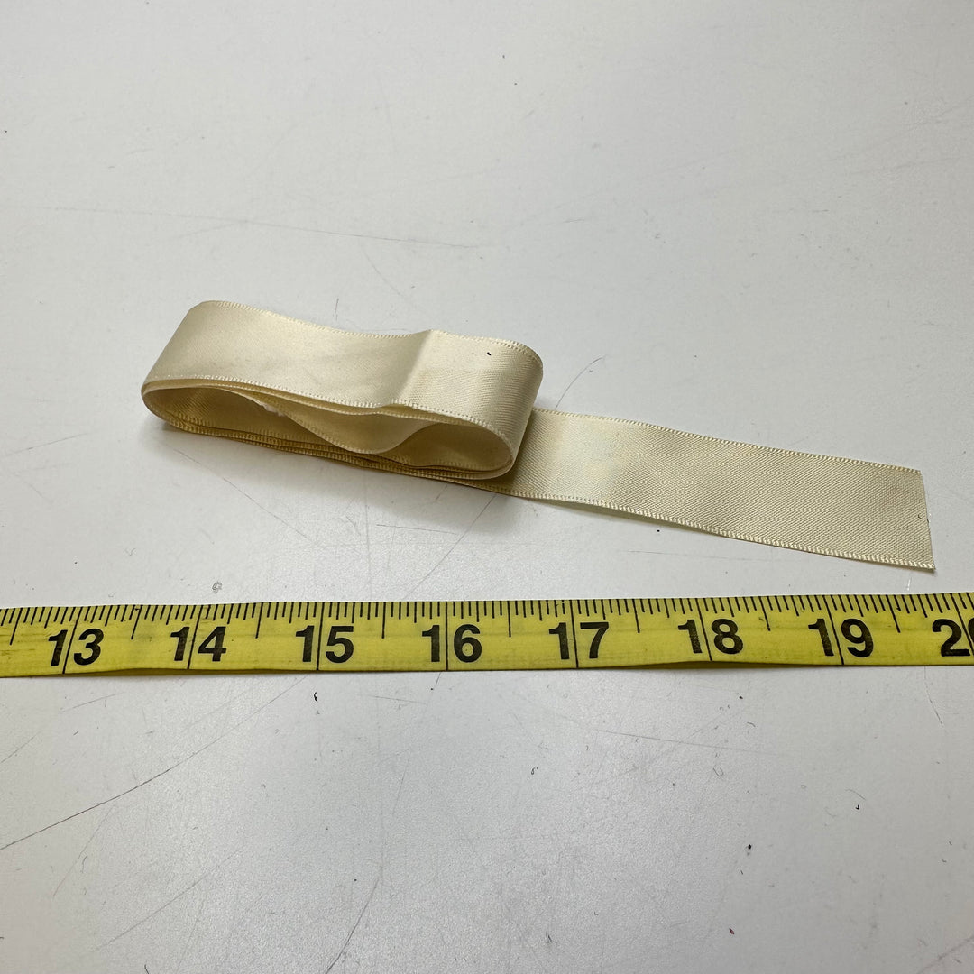 1" (25mm)   Ribbon Trim - White - 1M Bundle