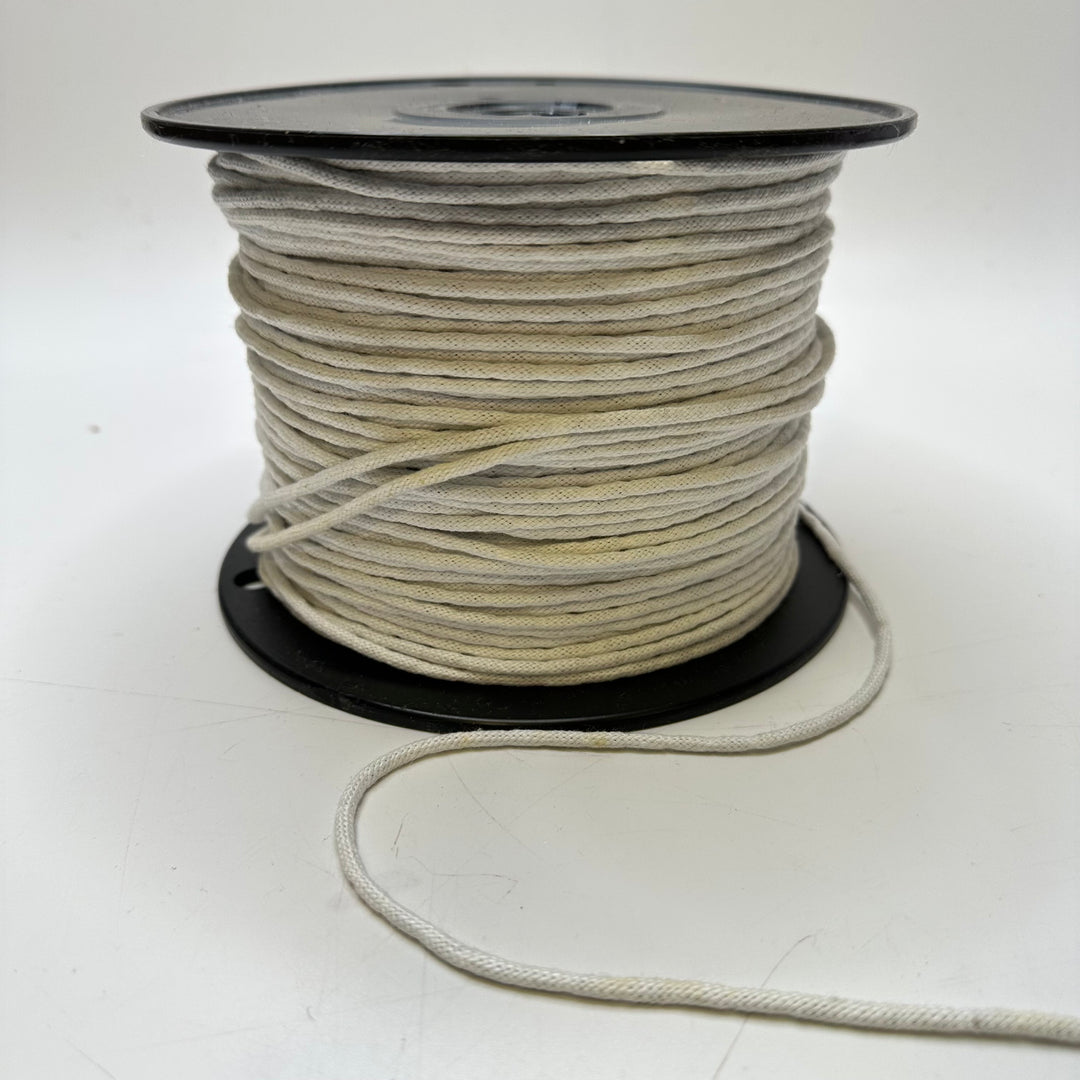 ⅑" (3mm)   Weighted Curtain Cording Trim - White - 1M