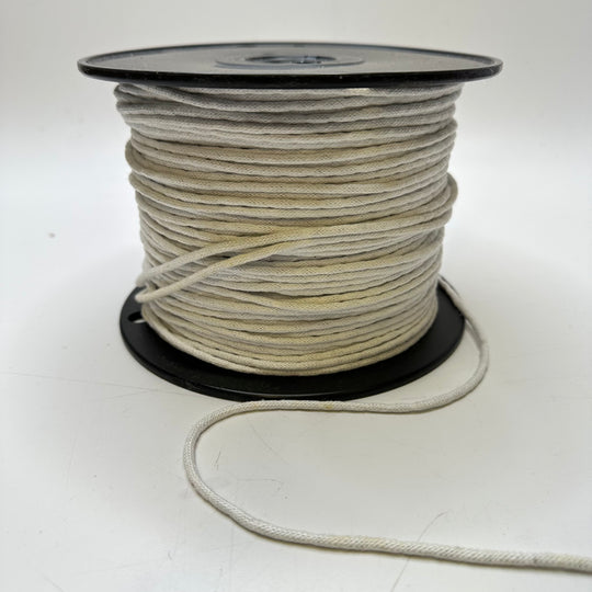⅑" (3mm)   Weighted Curtain Cording Trim - White - 1M