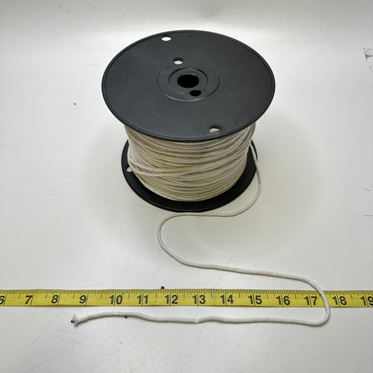 ⅑" (3mm)   Weighted Curtain Cording Trim - White - 1M