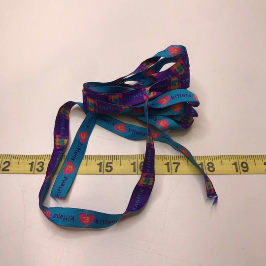 ½" (13mm)   Ribbon Trim - Blue/Purple - 2M Bundle