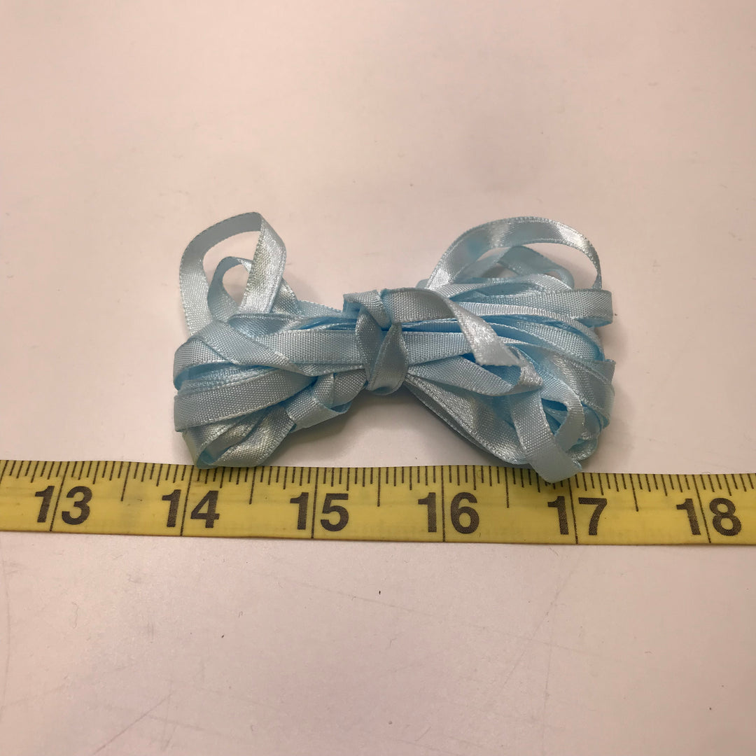 ¼" (7mm)  Satin Ribbon Trim - Light Blue - 4M Bundle