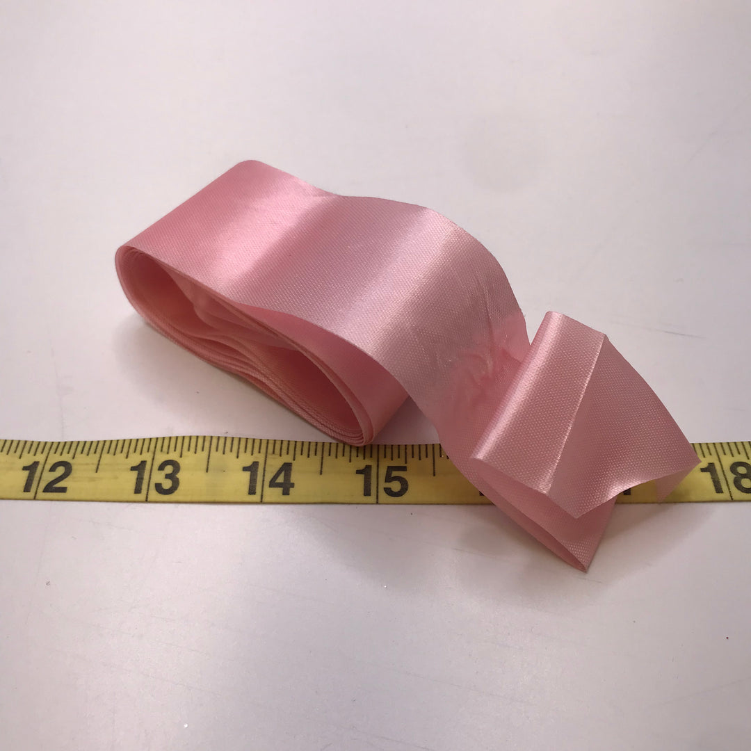 1 ⅖" (36mm)   Ribbon Trim - Light Pink - 2M Bundle