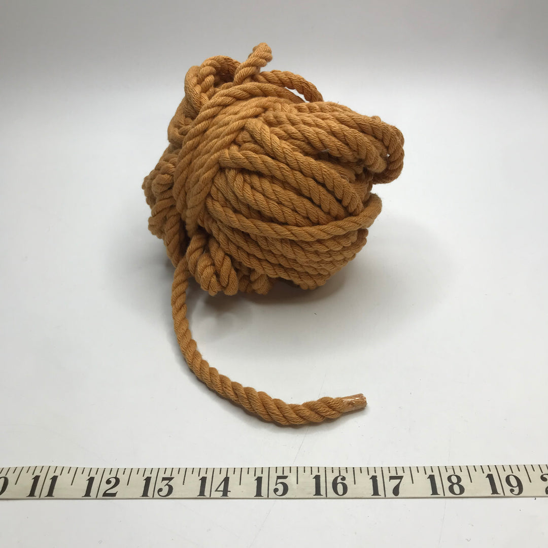 ⅜" (10mm)  Rope Cording Trim - Dark Yellow - 19.6M Bundle