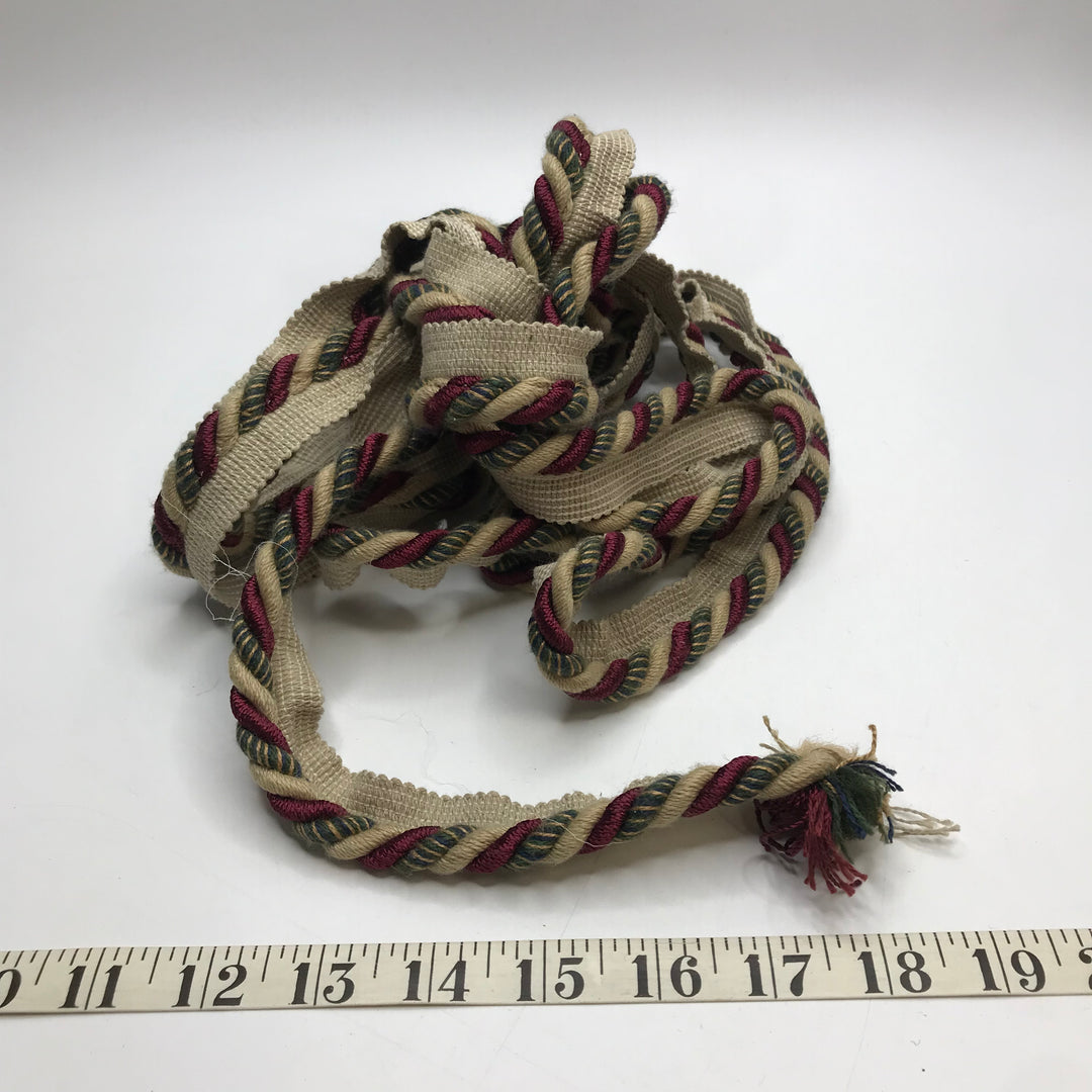 1" (25mm)  Rope Cording Trim - Multi - 4.2M Bundle