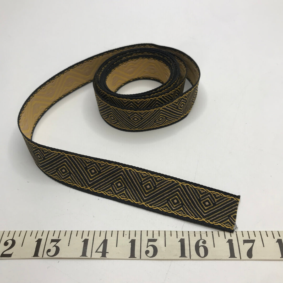 ⅚" (22mm)   Tape Trim - Black/Yellow - 2M Bundle