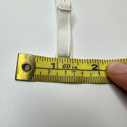 ¼" (6mm)   Plush Pipe Edge Pre Made Bra Strap Trim - Off White - 4 Pack