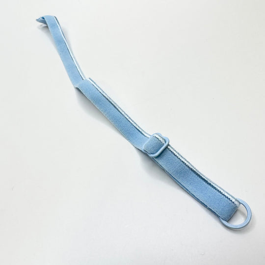 ¼" (6mm)   Plush Pipe Edge Pre Made Bra Strap Trim - Blue - 4 Pack
