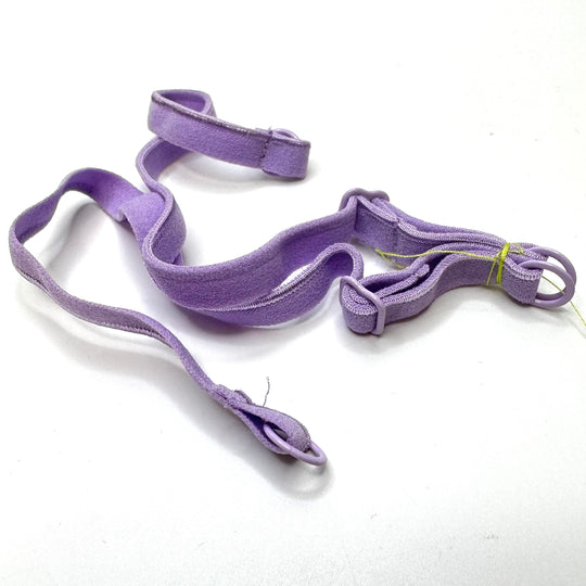 ¼" (6mm)   Plush Pipe Edge Pre Made Bra Strap Trim - Purple/Lavender - 4 Pack