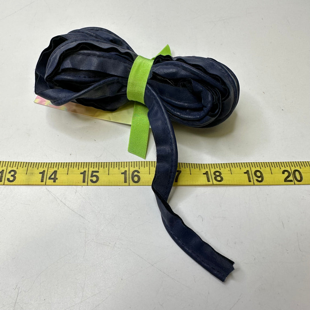 ½" (13mm)  Fabric Covered Piping Trim - Dark Blue - 3.8M Bundle