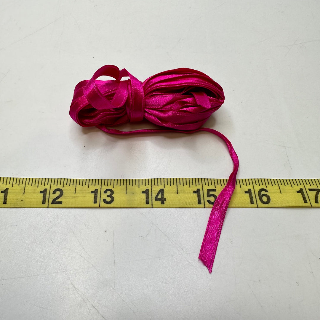 ¼" (6mm)  Satin Ribbon Trim - Pink - 9M Bundle