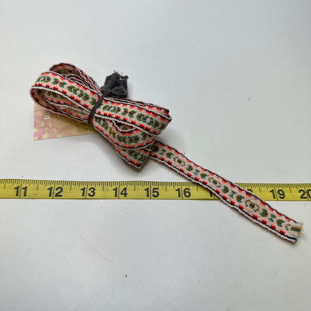 ¾" (19mm)   Tape Trim - White Multi - 2.4M Bundle