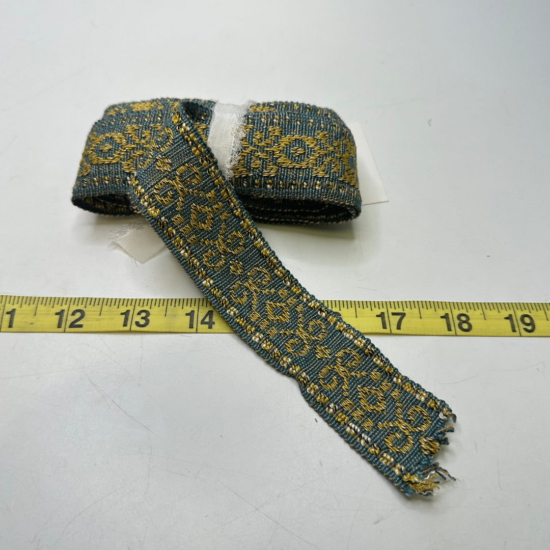 1 ⅓" (34mm)   Tape Trim - Light Blue/Yellow - 2.2M Bundle