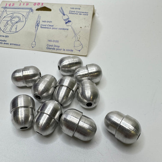 Cord Drop Cleat Tools - Silver - 10 Pack