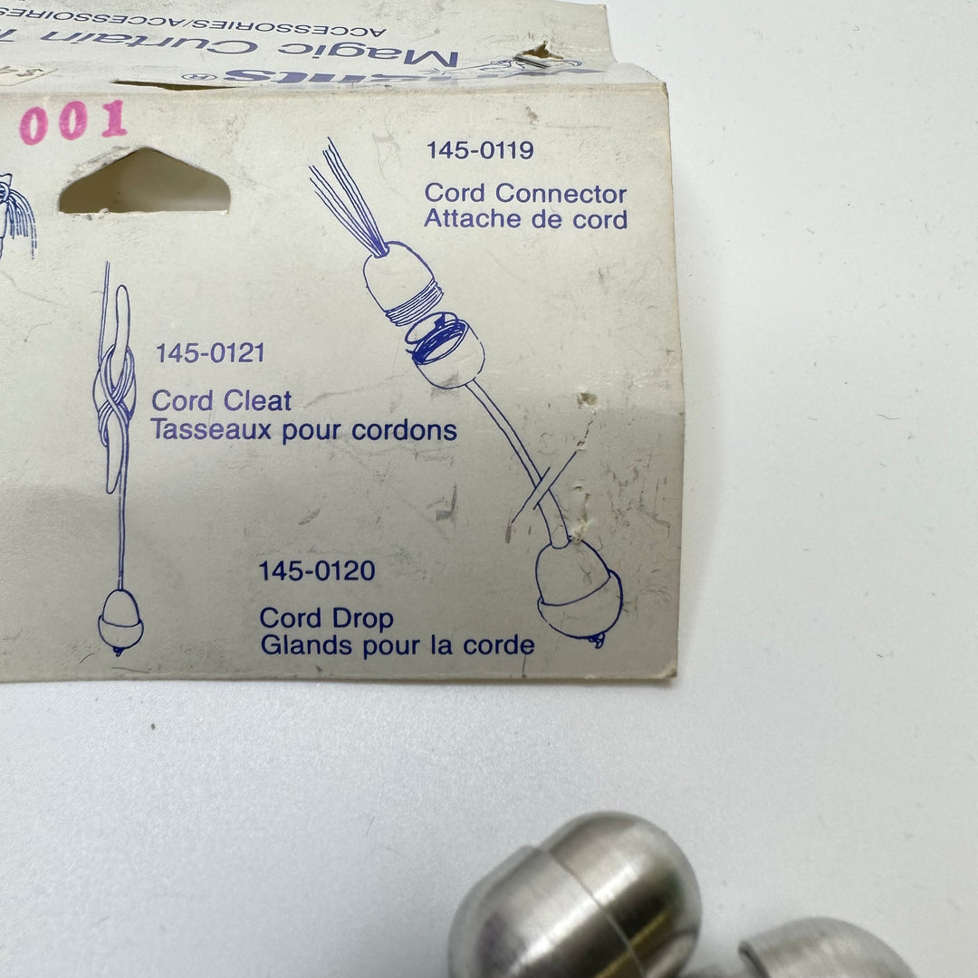 Cord Drop Cleat Tools - Silver - 10 Pack