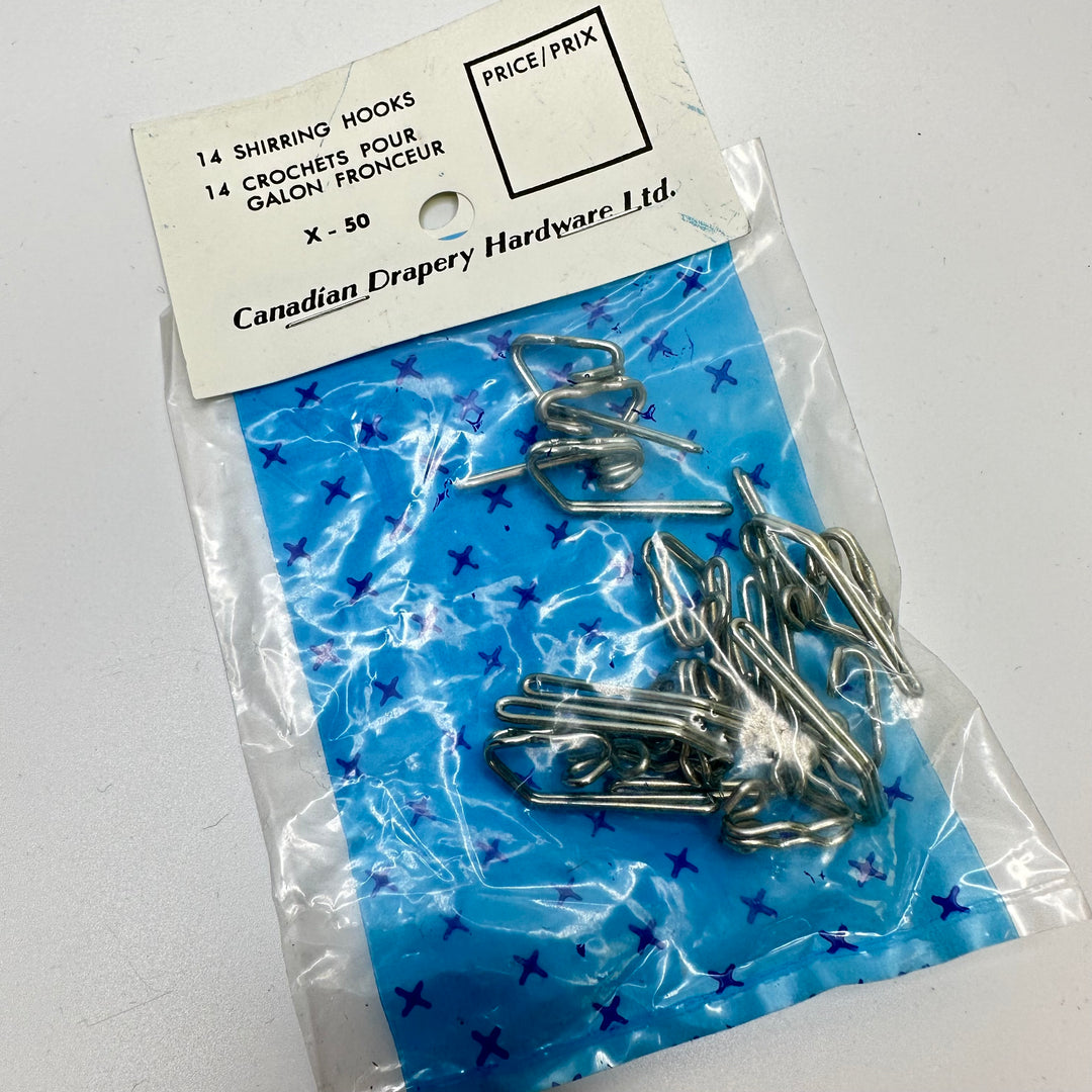 Various Size Curtain Hooks Tools - Silver - 20 Pack