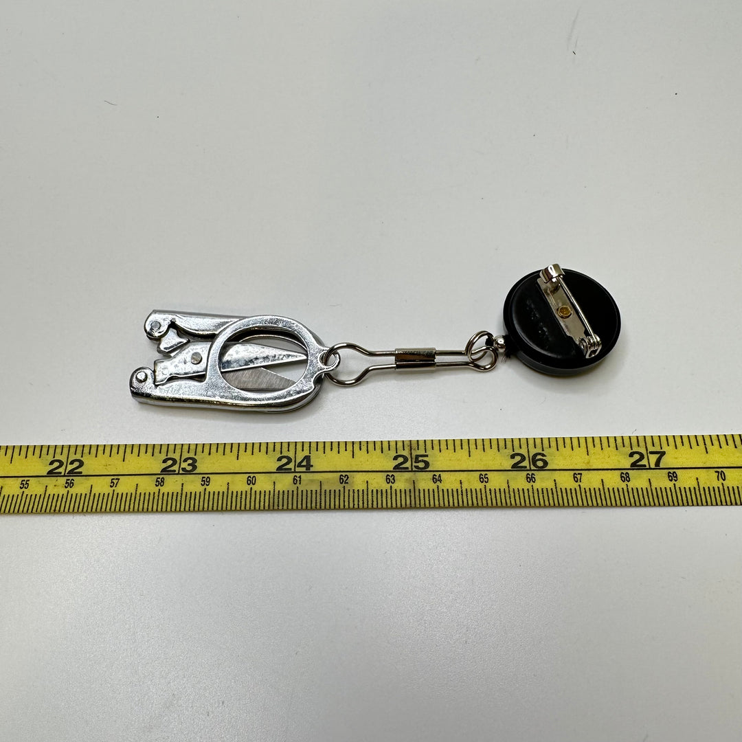 Retractable Sewing Scissors Tools - Silver - Individual