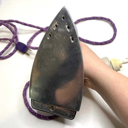 Vintage Pressing Iron Tools - Purple - Individual