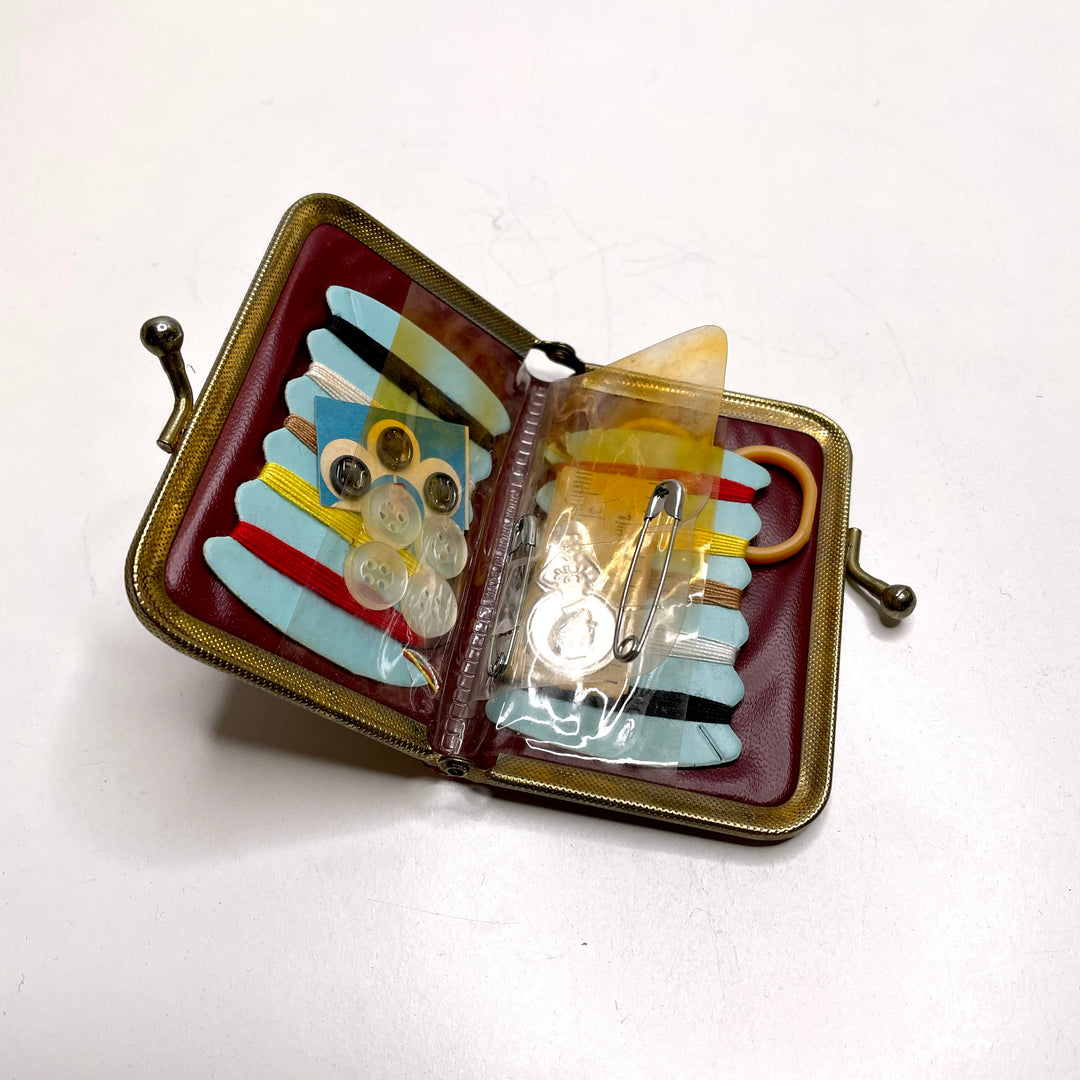 Sewing Kit Tools - Burgundy - Individual