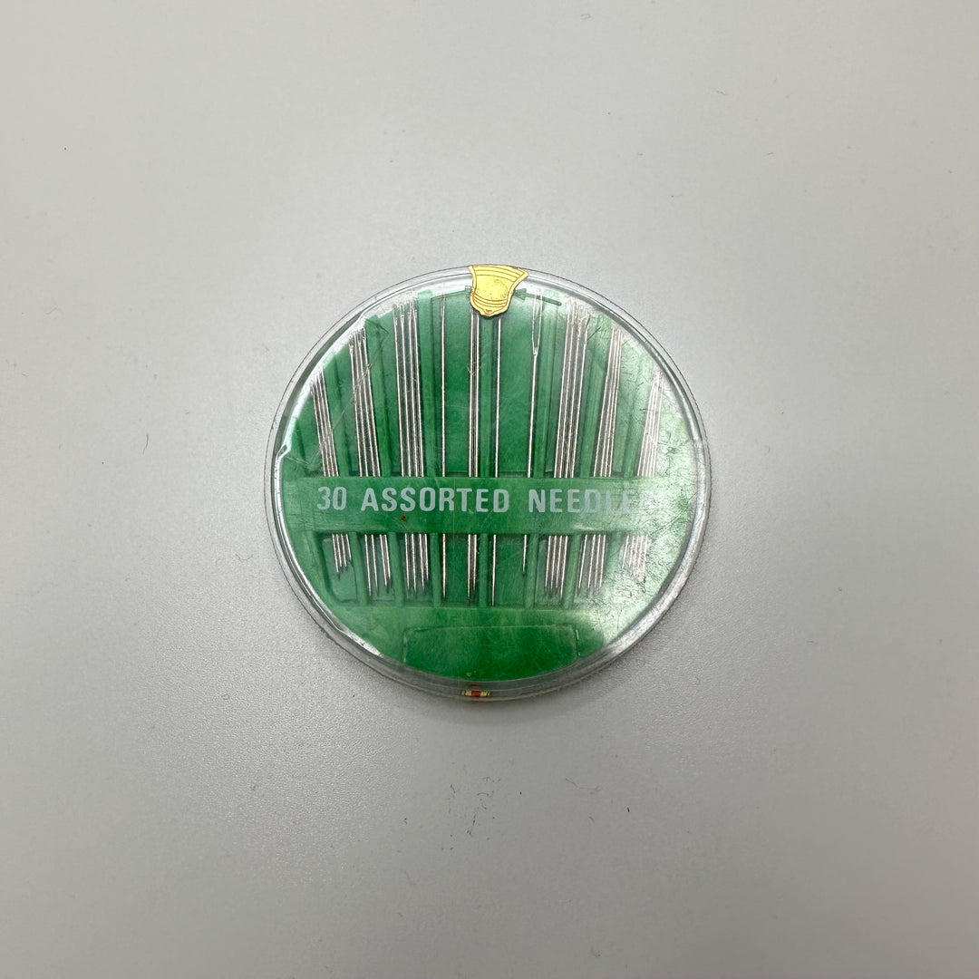 Sewing Needles Pack Tools - Green/Silver - 30 Pack