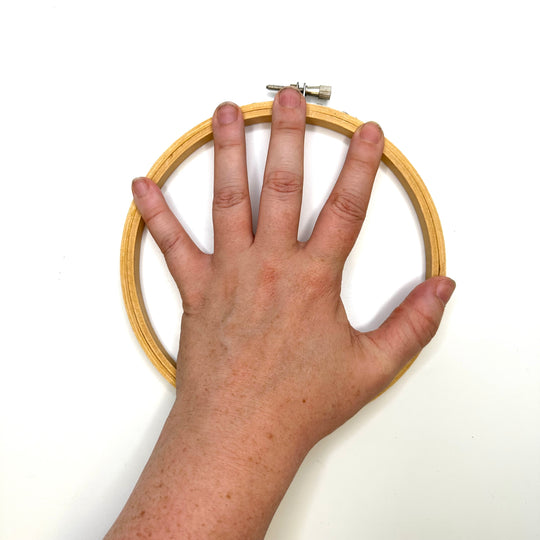 Embroidery Hoop Tools - Silver/Wood - Individual