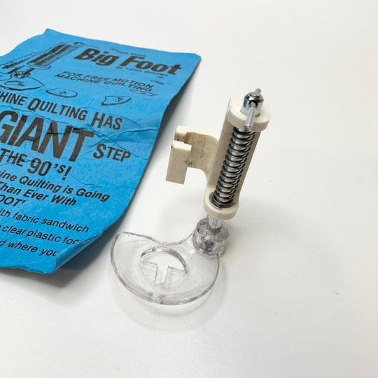 Free Motion Quilting Foot Tools - White/Silver - Individual