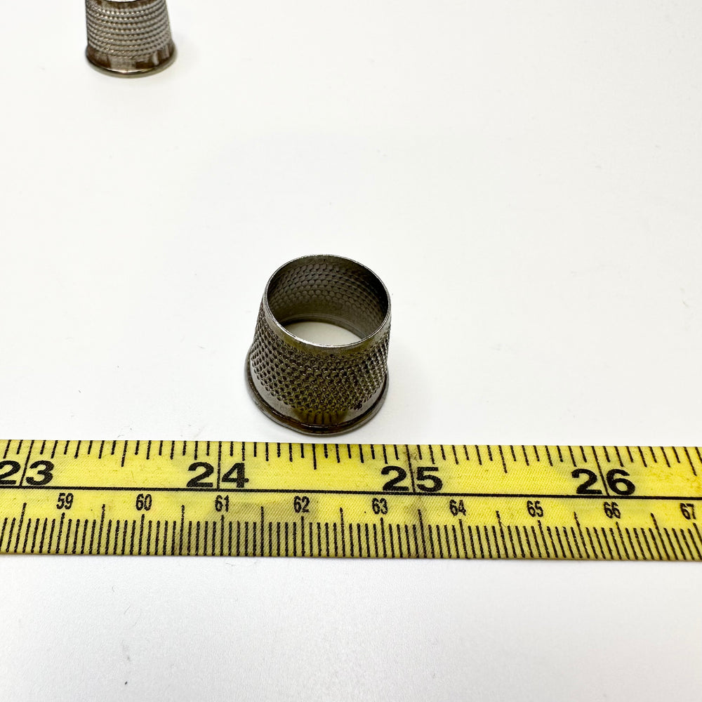 Open End Thimbles Tools - Silver - 2 Pack