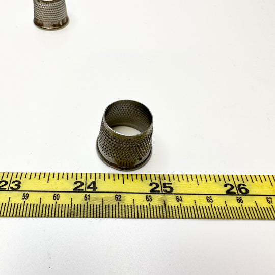 Open End Thimbles Tools - Silver - 2 Pack