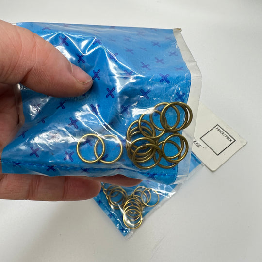 Brass Curtain Rings Tools - Brass - 20 Pack