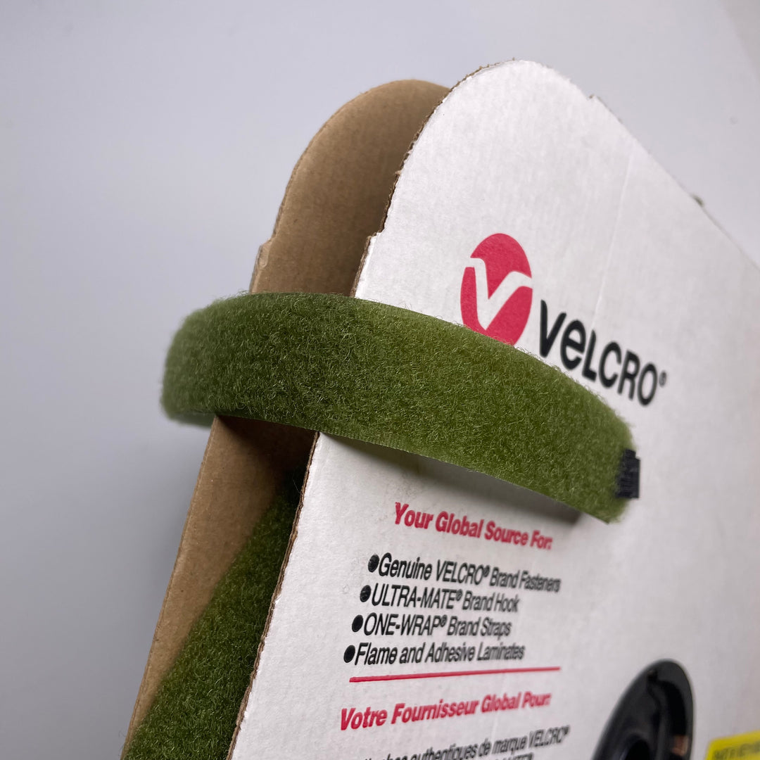 Loop Side Only Velcro - Green - Individual