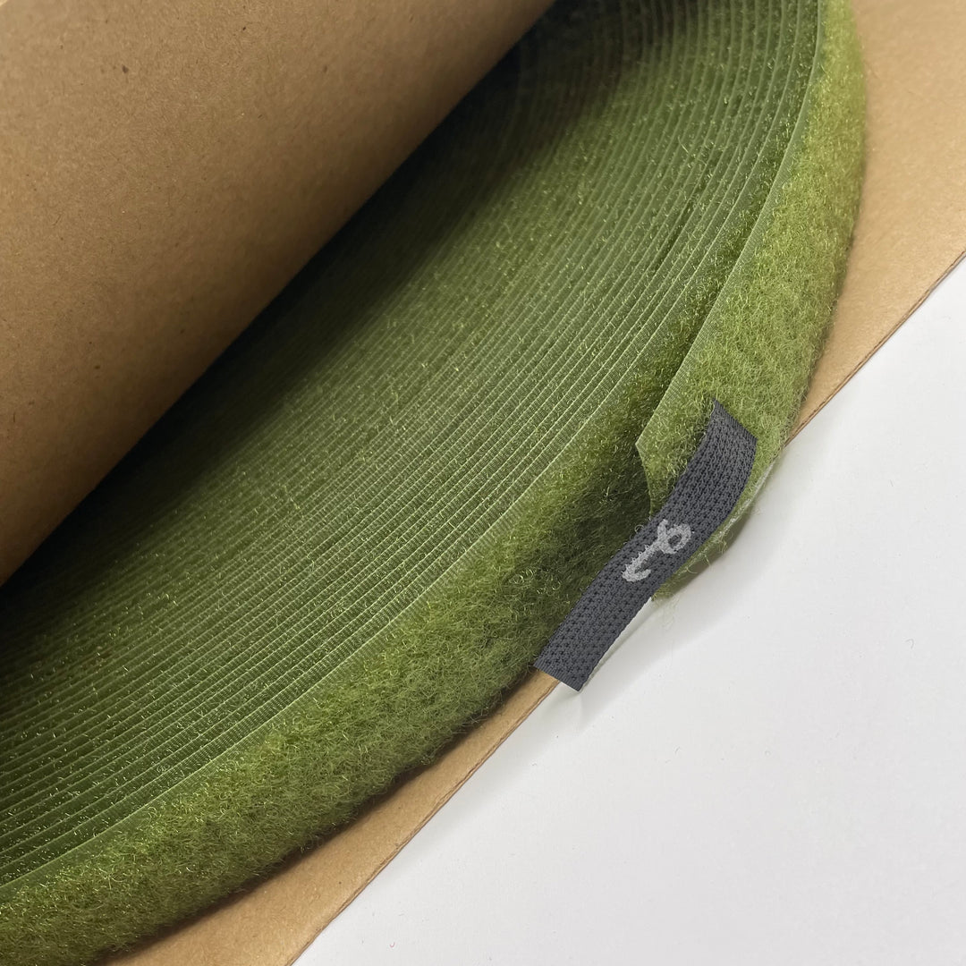 Loop Side Only Velcro - Green - Individual