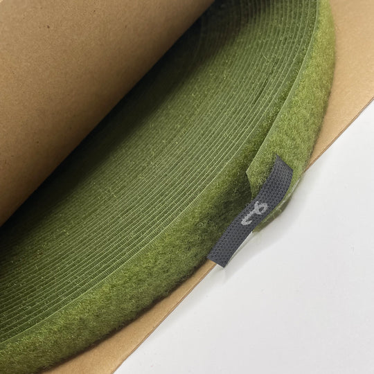 Loop Side Only Velcro - Green - Individual