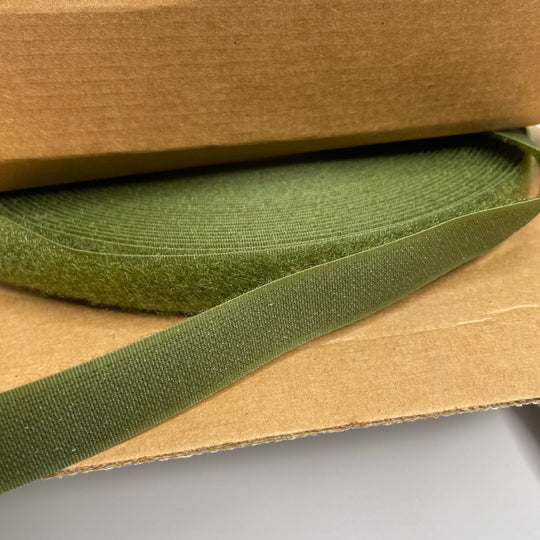 Loop Side Only Velcro - Green - Individual