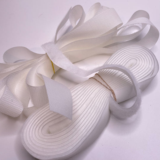 Hook And Loop Velcro - White - 2 Pack