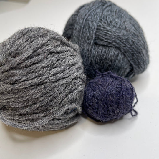 Multi Grey Grab Bag Yarn - Grey - 5 Pack