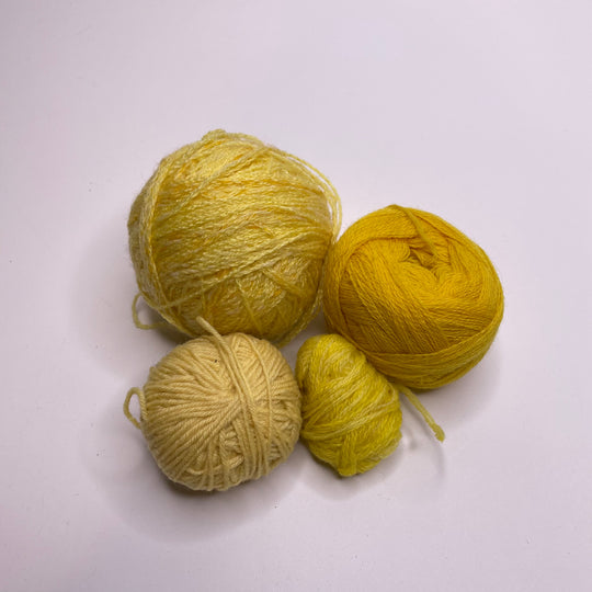 Multi Yellow Grab Bag Yarn - Yellow - 4 Pack