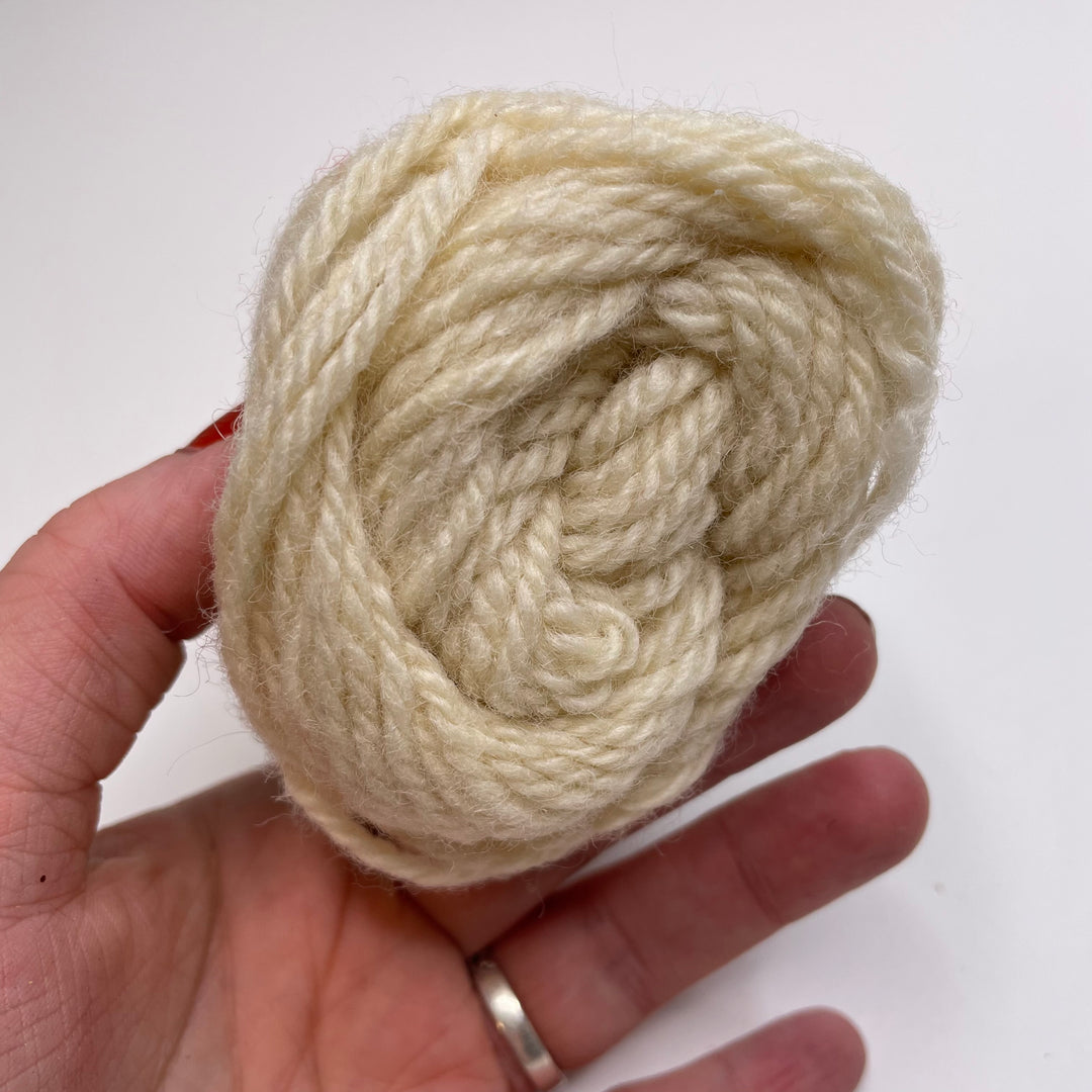 Fisherman Virgin Wool Yarn - Cream - Individual