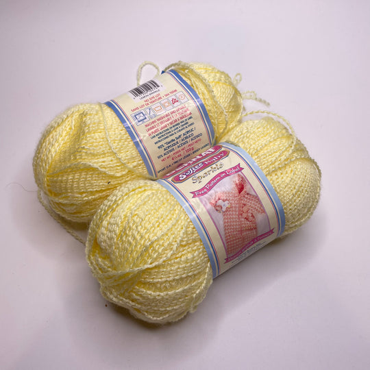 Softee Baby Yarn - Light Yellow - 2 Pack