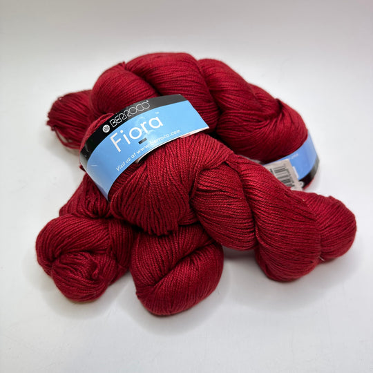 Red Cotton Blend Pack Yarn - Dark Red - 4 Pack