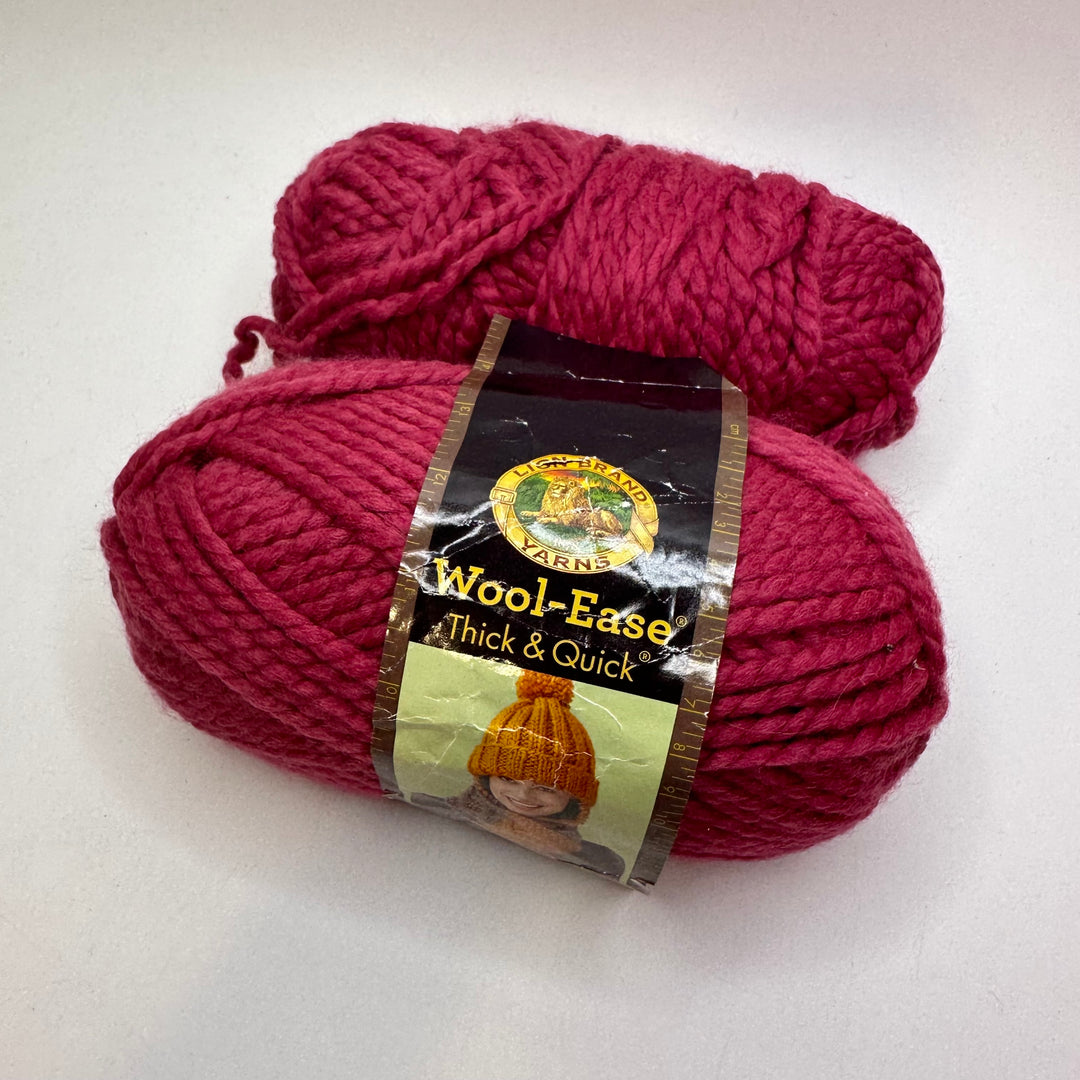 Bulky Yarn Tuque Pack Yarn - Dark Pink - 2 Pack