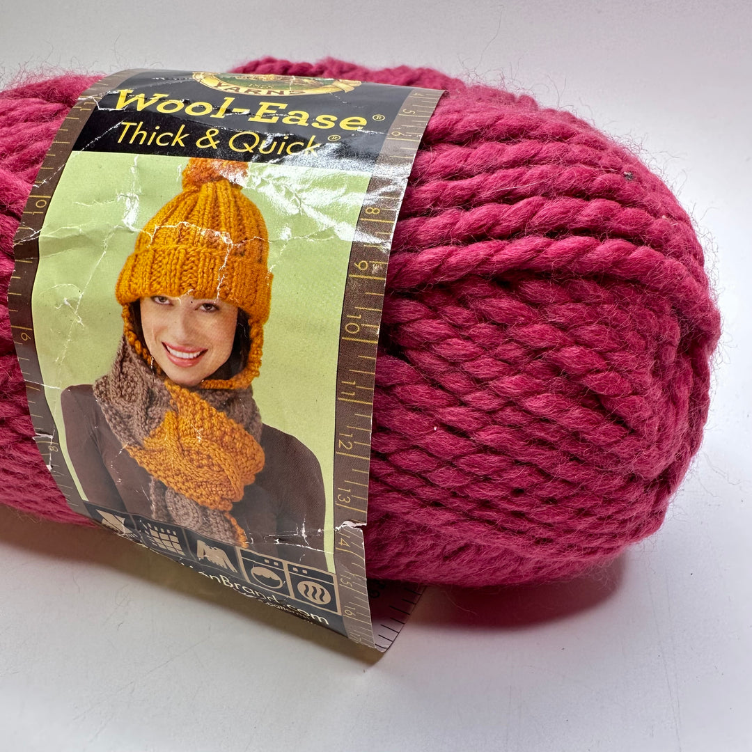 Bulky Yarn Tuque Pack Yarn - Dark Pink - 2 Pack