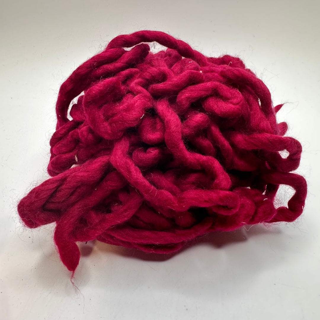 Thick Wool Yarn - Dark Red - Individual