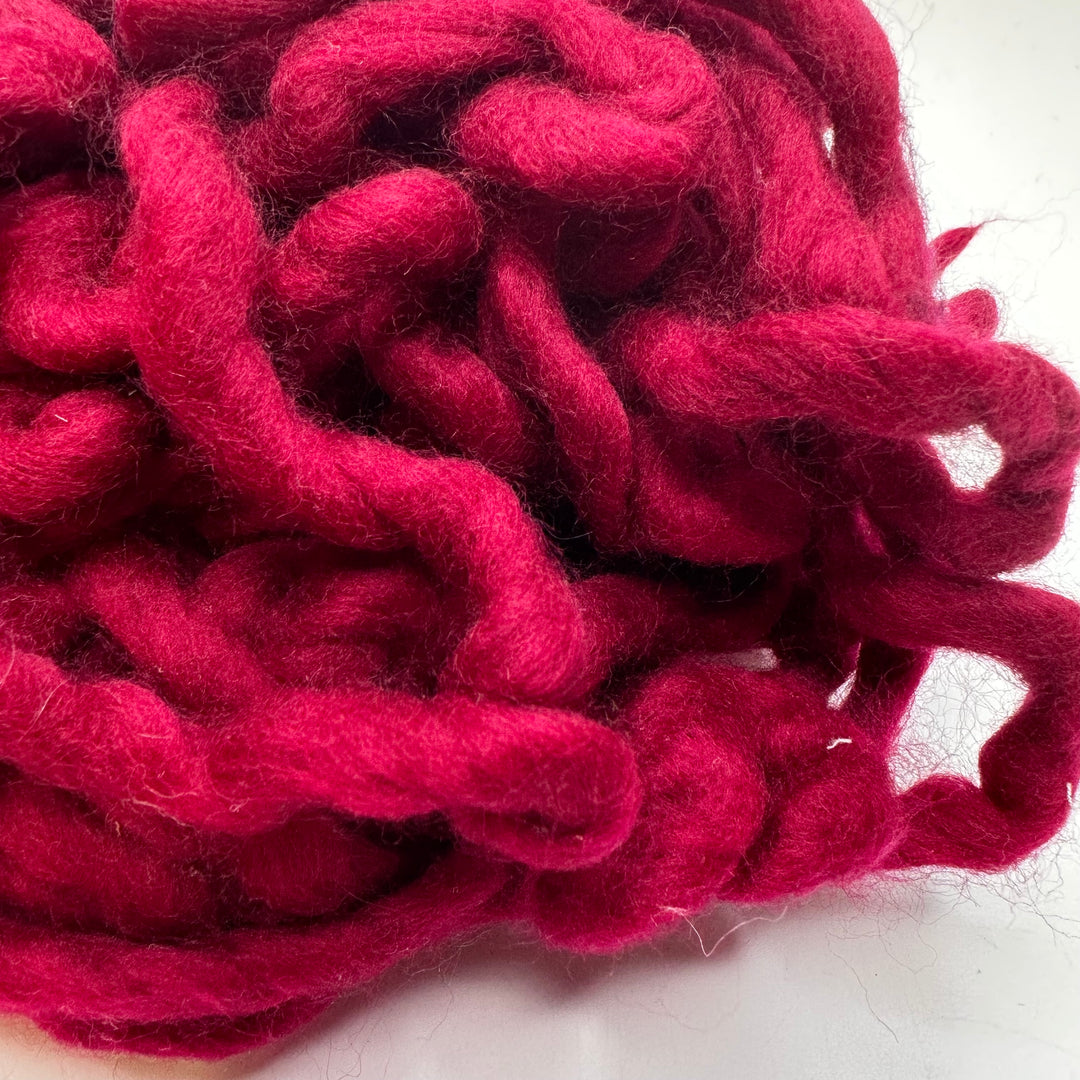 Thick Wool Yarn - Dark Red - Individual